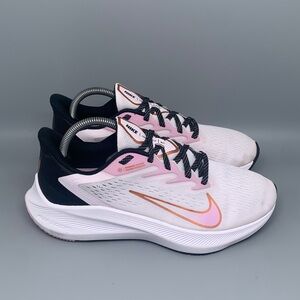 Nike Air Zoom Winflo 7 Light Arctic Pink Running Shoes CJ0302 501 Women’s Sz 9.5